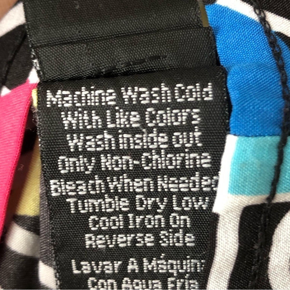 OH SNAP! Drill Clothing 90s Memphis Style Geo Print Button Up Shirt Size Large - Picture 9 of 13